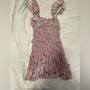 skyler + Madison pink floral dress